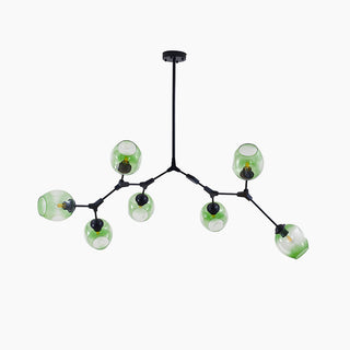 Valentina Pendelleuchte Schwarze/Gold Wohnzimmer/Schlafzimmer Glas-Purlicht