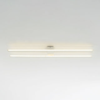 Arisha Minimalistische LED Deckenleuchte Lineaer Schwarz/Weiß/Gold Wohnzimmer Metall-Purlicht