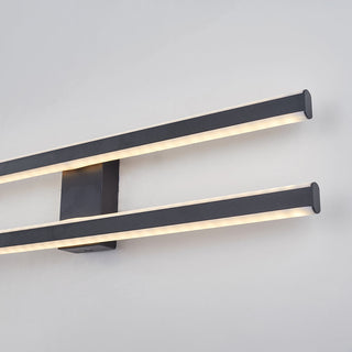 Arisha Minimalistische LED Deckenleuchte Lineaer Schwarz/Weiß/Gold Wohnzimmer Metall-Purlicht