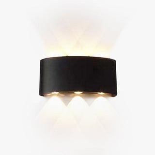 Ray Außenwandleuchte Modern Rechteck LED Weiß Metall Terrasse-Purlicht