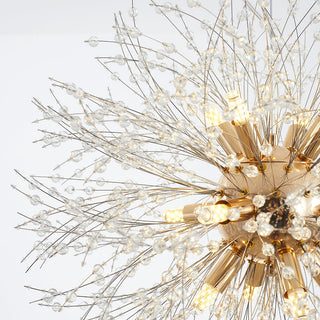 Kristy Pendelleuchte Hängelampe Gold Ess/Wohnzimmer Modern Design LED-Purlicht