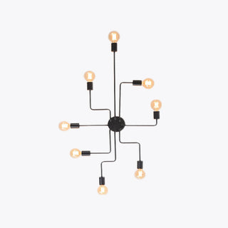 Silva Vintage LED Deckenleuchte Industriestil Wohnzimmer Metall 5 Farben-Purlicht