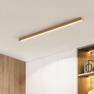 Arisha Modern Linear LED Deckenleuchte Holz Schlaf/Wohnzimmer-Purlicht