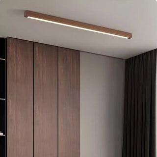 Arisha Modern Linear LED Deckenleuchte Holz Schlaf/Wohnzimmer-Purlicht