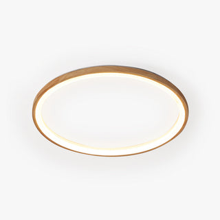 Muto Deckenleuchte Ring Wohnzimmer, Holz-Purlicht