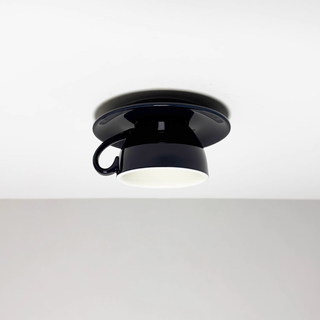 Valentina Modern Deckenleuchte, Blau/Rosa/Gelb, Kaffeetassen, Keramik, Schlafzimmer-Purlicht