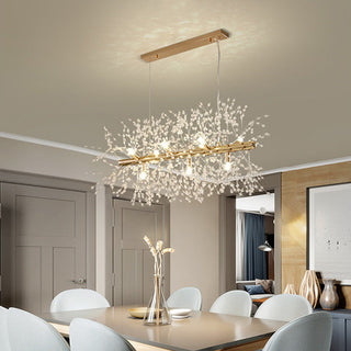 Kristy Pendelleuchte Hängelampe Gold Ess/Wohnzimmer Modern Design LED-Purlicht