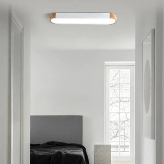 Arisha Modern LED Deckenleuchte, Ring, 3 Farben,Holz/Acryl, Wohnzimmer-Purlicht