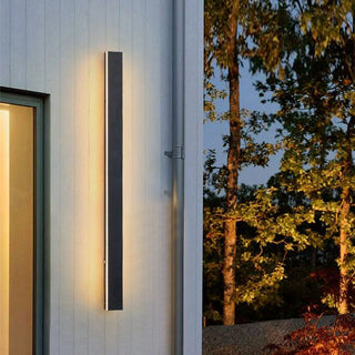 Arisha Minimalistische Wasserdichte LED Außenwandleuchte Schwarz Garten Korridor-Purlicht