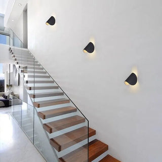 Aria Wandleuchte Innen/Außen Modern Geometrisch LED 4 Farbe 360-drehbar-Purlicht