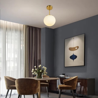 Valentina Modern LED Deckenleuchte, Kugel, Gold, Schlafzimmer/Wohnzimmer-Purlicht