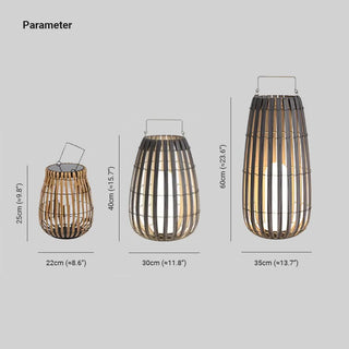 Ray Vintage LED Außenleuchte Solar Grau Garten/Flur/Balkon Holz mit 3 Größen-Purlicht
